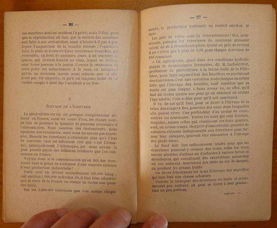 Maurice Malé: L'écrevisse - Espèces, élevage, pêche, recettes / 1939 | eBay